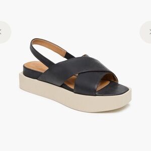 COCLICO Black and Cream Sandals